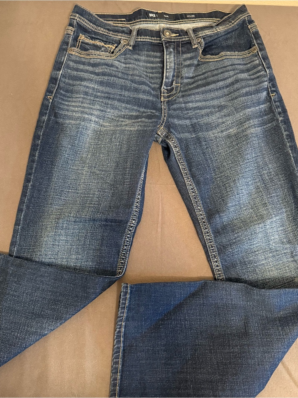 BKE Women's Dark Blue Skinny Stretch Jeans